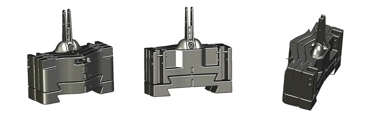 Monoblock-massa taustalla