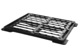 Neliömuotoinen tasainen grilli - GPC 800