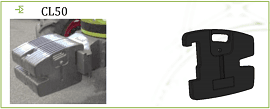 Traktorin massa Claas 50 kg - CL50