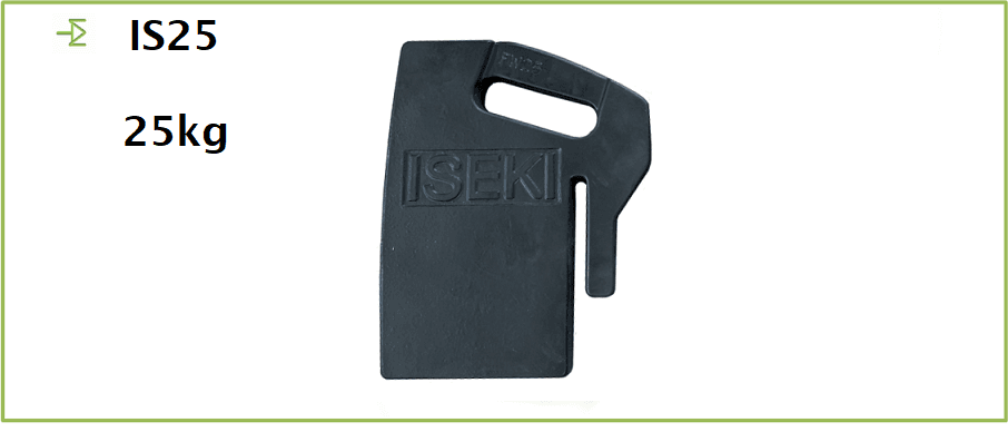 Traktorin massa ISEKI 25 kg - IS25