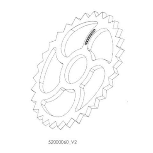 Croskill-rulla hammas Ø 520 - 52000060_V2